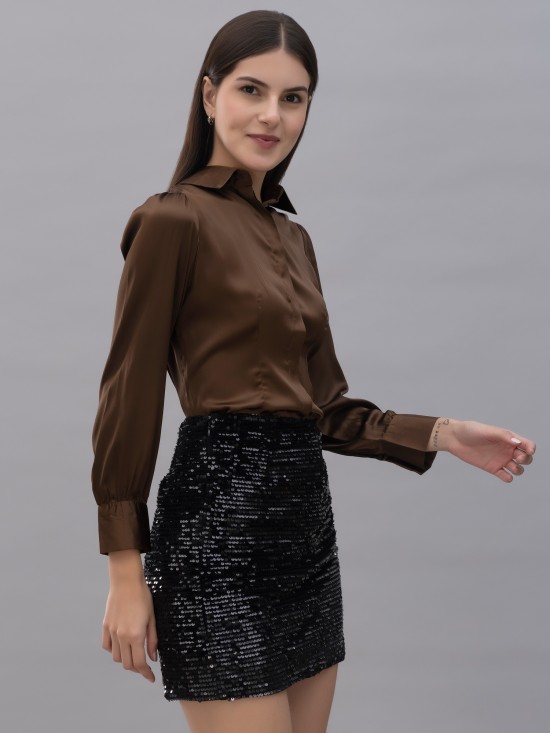 Satin Casual Shirt