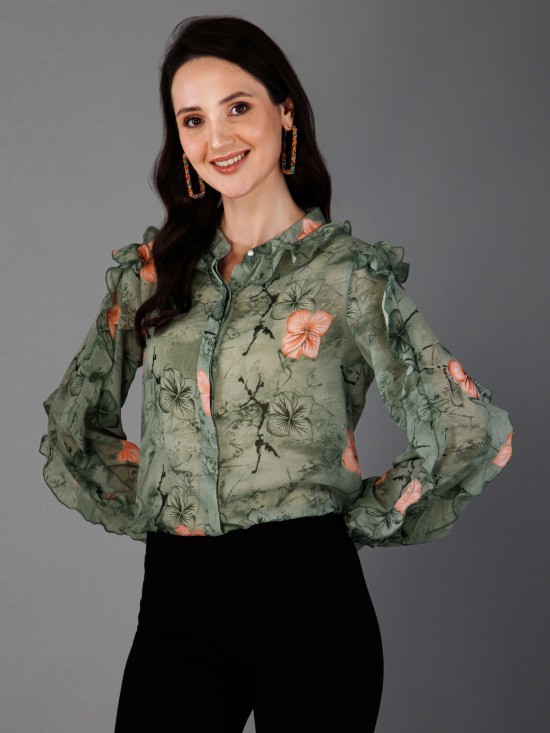 Ruffled Shirt