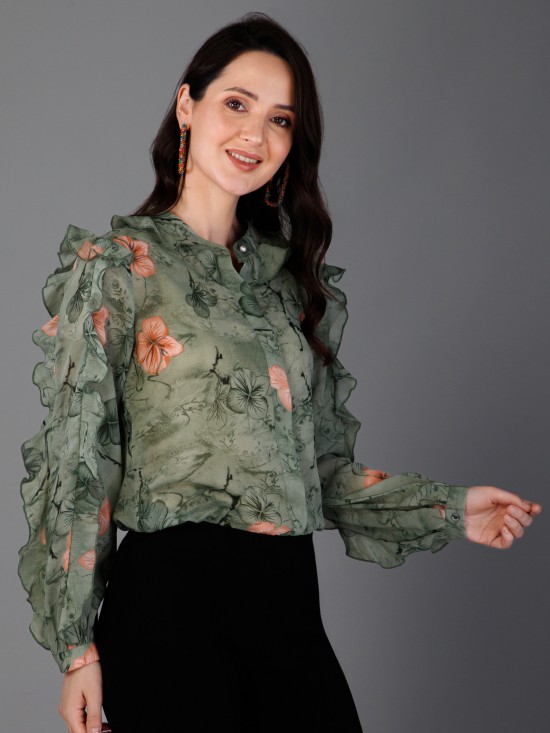 Ruffled Shirt