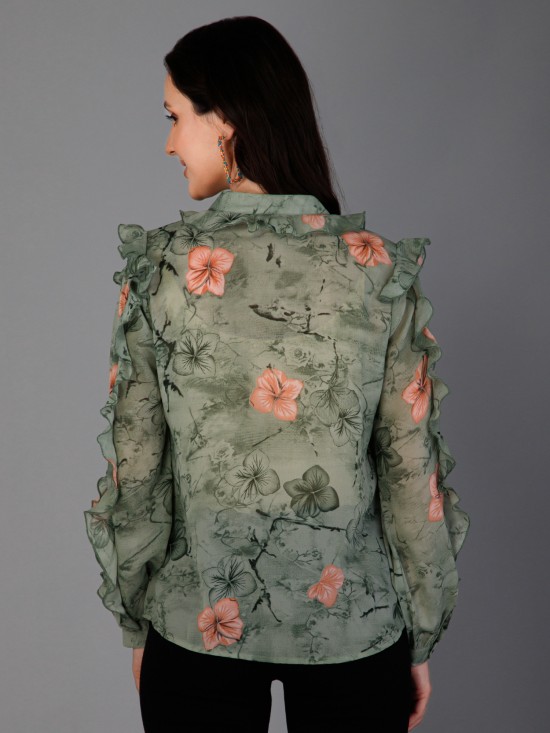 Ruffled Shirt