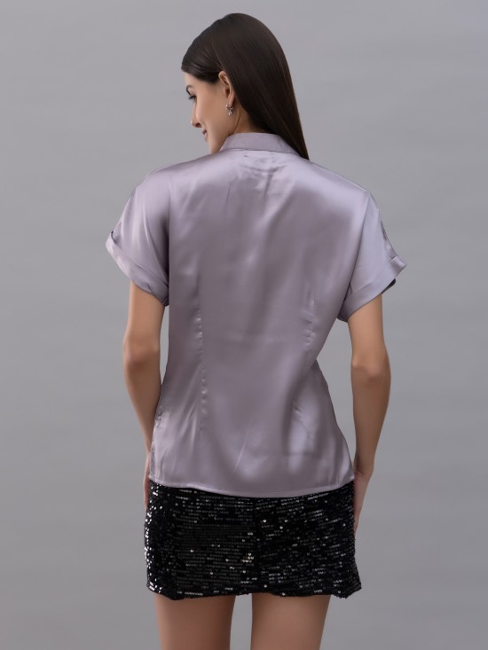 Casual Satin Shirt