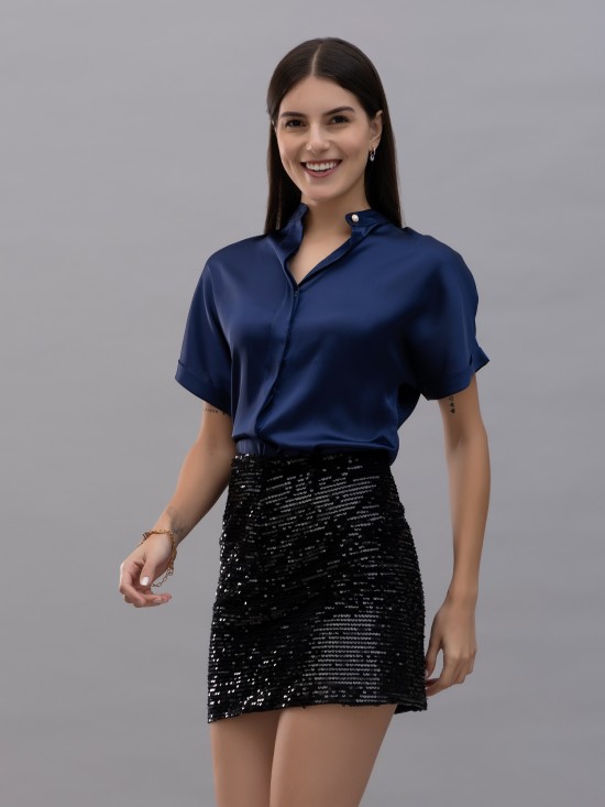 Casual Satin Shirt