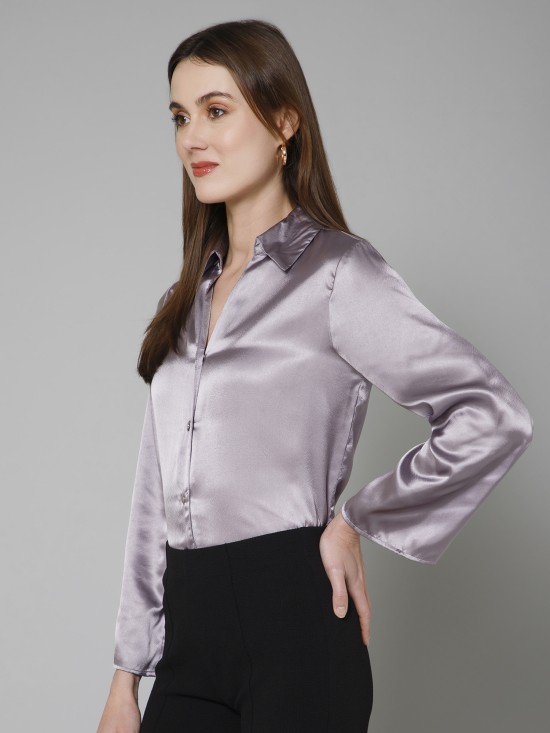 Casual Satin Shirt