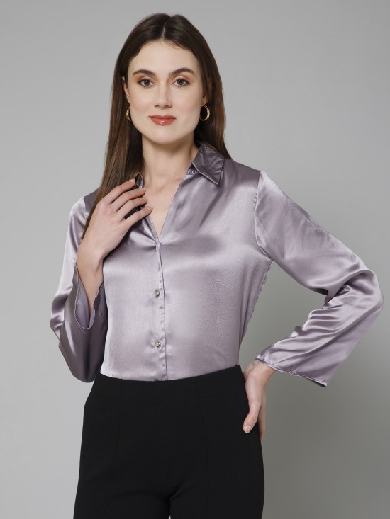 Casual Satin Shirt