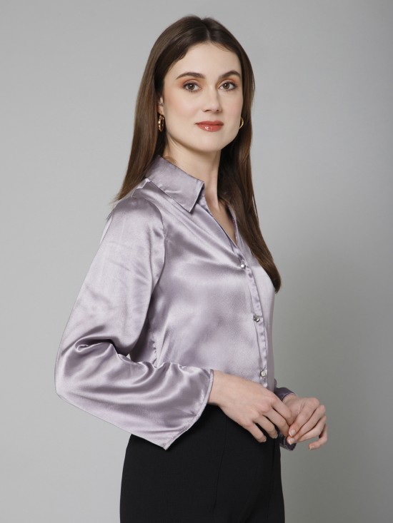 Casual Satin Shirt