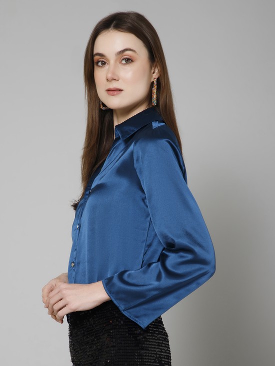 Casual Satin Shirt