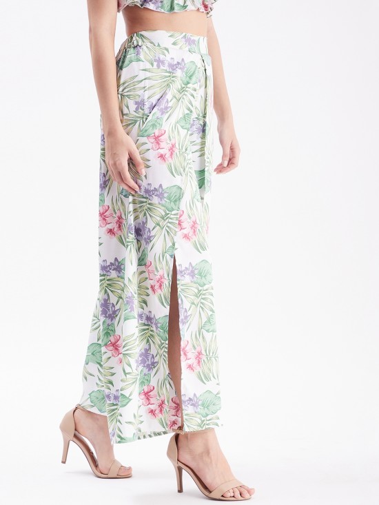 Tropical Slit Pants