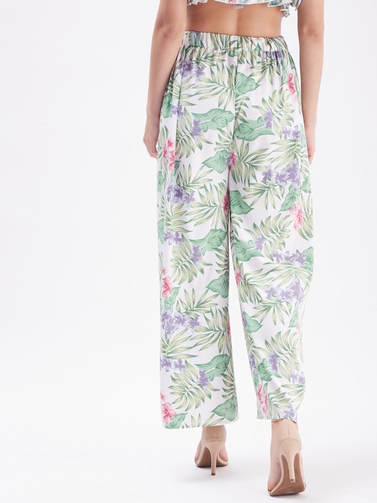 Tropical Slit Pants