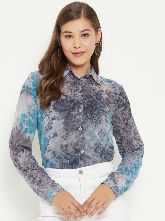 Tie & Dye printed regular Shirt
