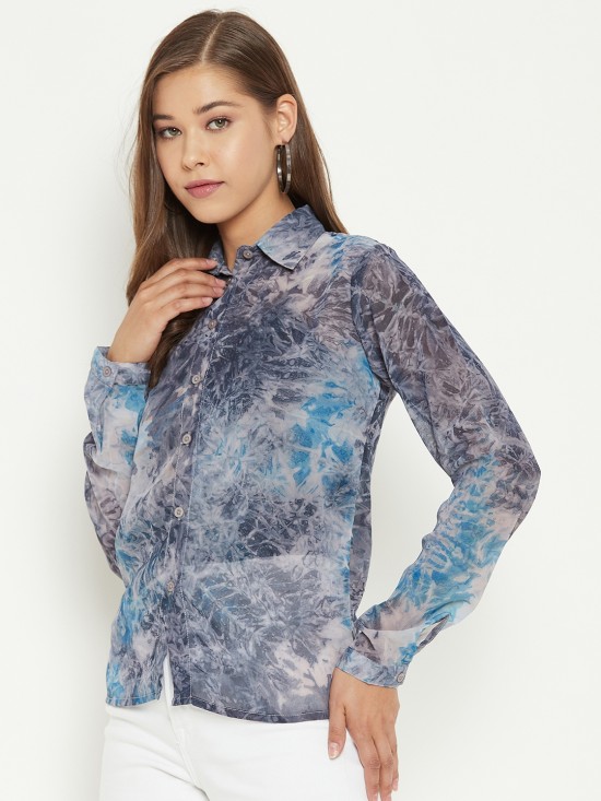 Tie & Dye printed regular Shirt