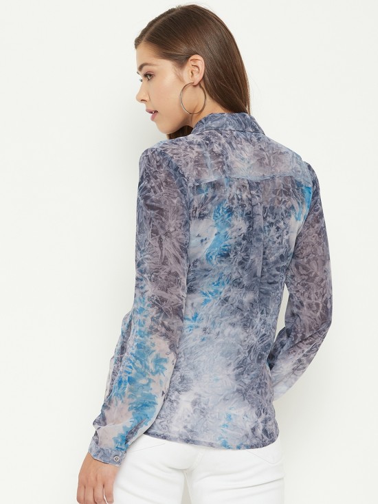 Tie & Dye printed regular Shirt
