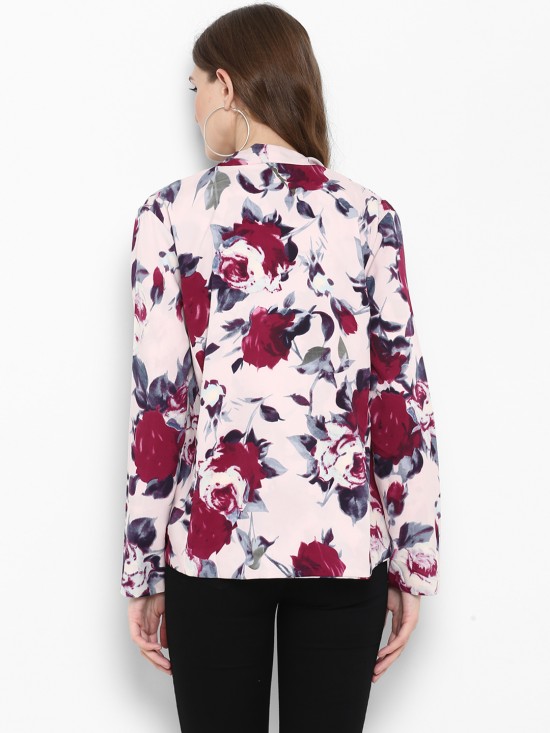 Floral printed Blazer