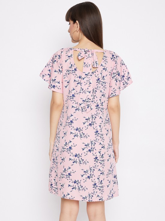 Floral sweetheart neckline dress