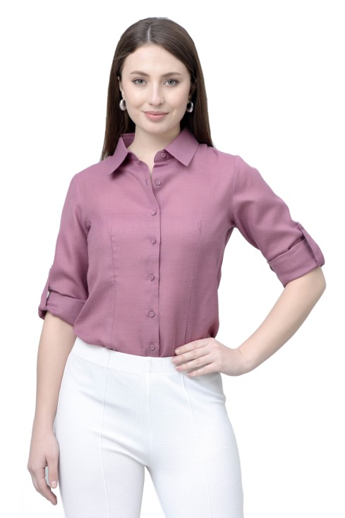 Women's Formal Linen Shirt