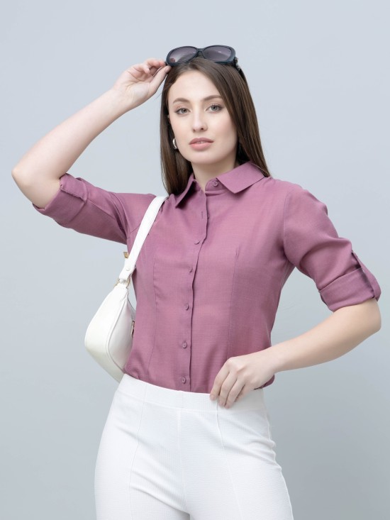 Women's Formal Linen Shirt